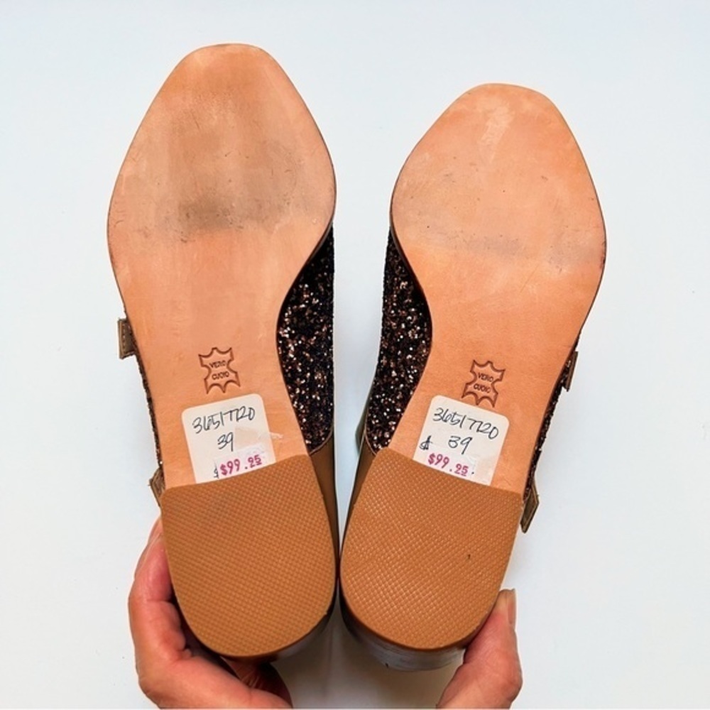 💋Anthropologie Vanessa Tao glittery shoes. Size 39 or size 8 - Picture 6 of 7